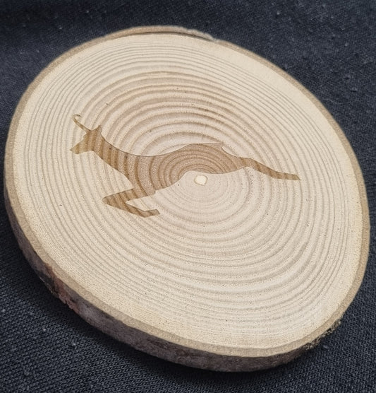 Sous-bock bois - Chamois