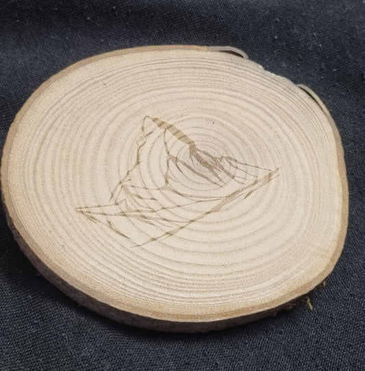 Sous-bock bois - Cervin